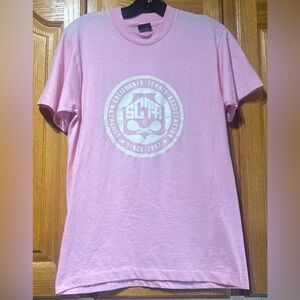 Vintage 90’s Southern California Tennis Association Single Stitch T-Shirt Pink M